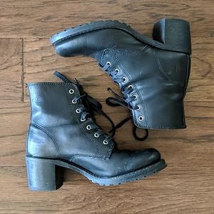 Frye Sabrina Lace Up Boots